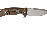 Нож складной LionSteel SR11 B (BRONZE), сталь Uddeholm Sleipner® Satin, рукоять титан по технологии Solid®, бронзовый