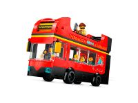 City 60407 Конструктор Красный двухэтажный экскурсионный автобус