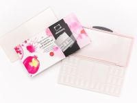 Палитра для акварели профессиональная герметичная Малевичъ, 23 ячейки, синяя, 15,8х32 см