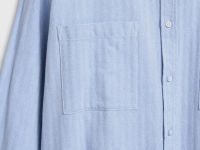 Рубашка из твила, Голубой