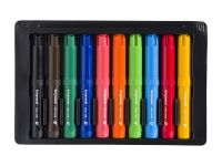 Набор фломастеров Bruynzeel "Big point" 10 цв, утолщенные