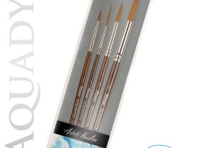 Набор кистей синтетика Pinax "AQUADYTA" АССОРТИ 4 шт
