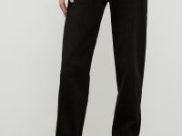 Утепленные джинсы loose fit женские