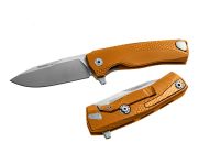 Нож складной LionSteel ROK A OS, сталь Bhler M390 Satin Finish, рукоять алюминий, оранжевый