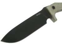 Нож с фиксированным клинком LionSteel M7B CVG, сталь Sleipner, рукоять Green canvas micarta