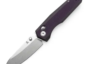 Складной нож Tenable Beaver, сталь NItro-V, рукоять G10, Black/Purple