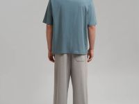 Футболка объемного кроя из джерси