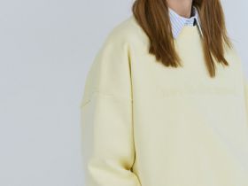 Свитшот с вышивкой, Желтый