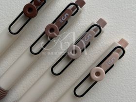 Набор ручек гелевых, автоматические Languo, 0,5 мм, 4 шт, чернила черные