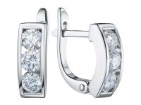 Серьги из белого золота э4712сг01120300