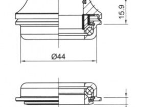Рулевая колонка Author ACO-HS20 1-1/8" полуинтегрированная (черный)