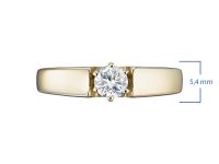 Помолвочное кольцо из желтого золота э0312кц04082400_white