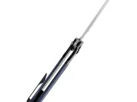 Складной нож Kansept Shikari SBL, сталь Damascus, рукоять титан/G10