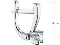Серьги из белого золота э4712сг04160800