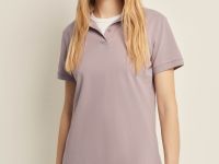 Поло приталенного силуэта с вышивкой