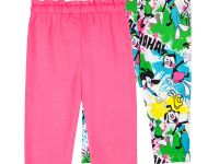 Брюки детские трикотажные для девочек, 2 пары в комплекте