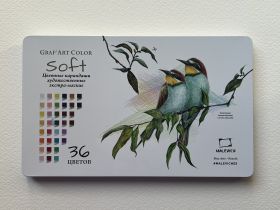 Набор карандашей цветных Малевичъ "GrafArt Soft", 36 цветов