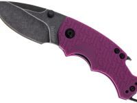 Нож складной Shuffle - KERSHAW 8700PURBW, сталь 8Cr13MoV c покрытием BlackWash™, рукоять текстурированный термопластик GFN фиолетового цвета