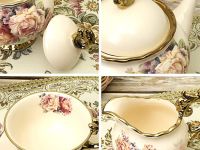 Fanquare Чайный сервиз на 6 человек 15 предметов Rose Flowers English Fanquare