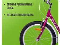 Детский велосипед Stels Pilot 225 V 20 Z010, год 2025, цвет Розовый