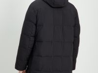 Пуховое пальто с воротником-стойкой