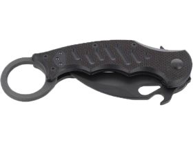 Складной нож Fox Karambit, сталь N690, рукоять G10, черный