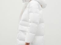 Стеганое пуховое пальто