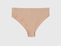 Бесшовные трусы со средней посадкой, Бежевый