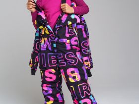 Зимний комбинезон из мембранной ткани для девочки