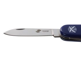 Нож перочинный Stinger 90 мм, 10 функций, синий