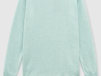 Джемпер с круглым вырезом с добавлением шерсти