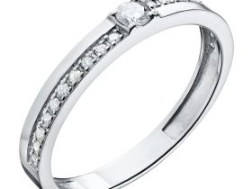 Кольцо из белого золота с бриллиантами э4701кц02144000