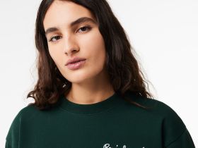 Женский свитшот Lacoste оверсайз