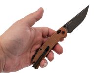 Складной нож SRM Asika 411L-MN, сталь 14C28N, рукоять микарта