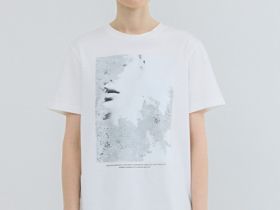 Футболка с принтом, Белый