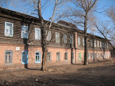 Дом, где помещался штаб восстания 22 декабря 1918 г.