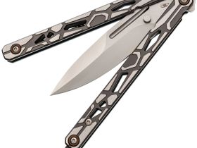 Нож бабочка Reptilian Киборг 01, сталь D2, рукоять металл