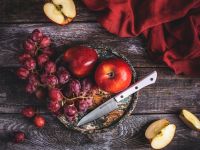 Нож кухонный овощной Samura "HARAKIRI" (SHR-0011W) 99 мм, сталь AUS-8, рукоять ABS пластик, белый