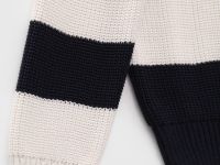 Джемпер с контрастной отделкой