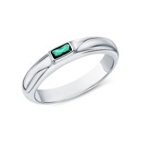 Серебряное кольцо с фианитами