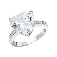 Серебряное кольцо с фианитами