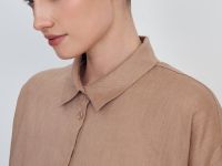 Рубашка изо льна свободного кроя