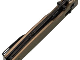 Складной нож Kizer Original 2 Tanto, сталь 14C28N, рукоять алюминий, песочный