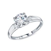 Серебряное кольцо с фианитами