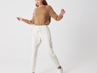 Женские брюки Lacoste с поясом на шнурке