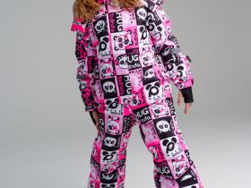 Комбинезон текстильный с полиуретановым покрытием для девочек