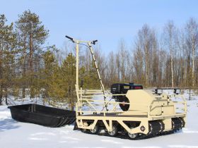 Мотобуксировщик POMOR X2 K-15 С реверс-редуктором
