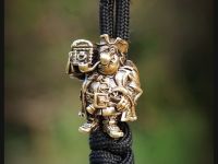 Бусина для темляка Бонс, латунь