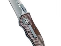 Складной нож CRKT Elishewitz E-Lock Bronze, сталь AUS-8, рукоять сталь 420J2
