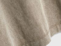 Базовая футболка с эффектом стирки, Бежевый